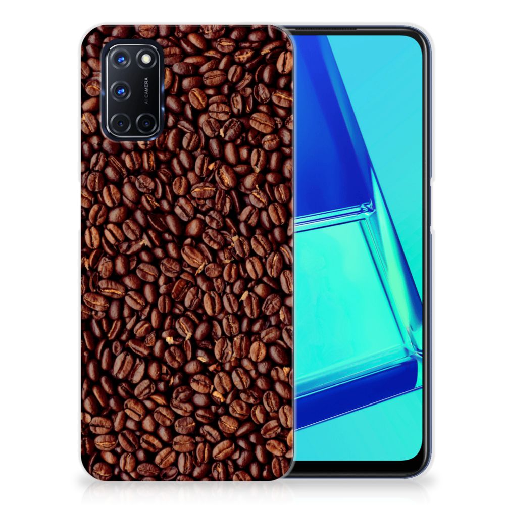 OPPO A52 | A72 Siliconen Case Koffiebonen