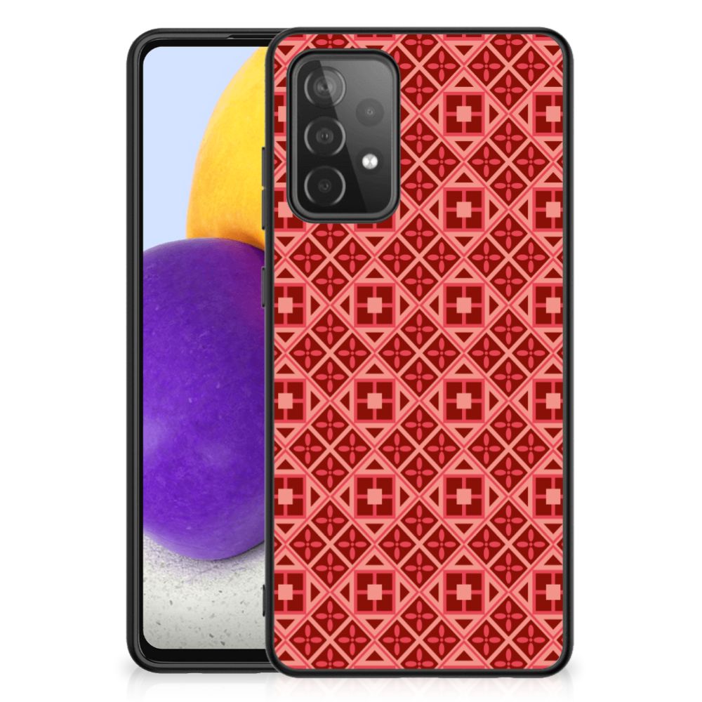 Samsung Galaxy A72 (5G/4G) Back Case Batik Rood