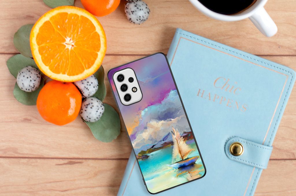 Kleurrijke Telefoonhoesje Samsung Galaxy A23 Boat B2C Telecom