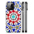iPhone 14 Pro Max Marmeren Print Telefoonhoesje Mozaïek