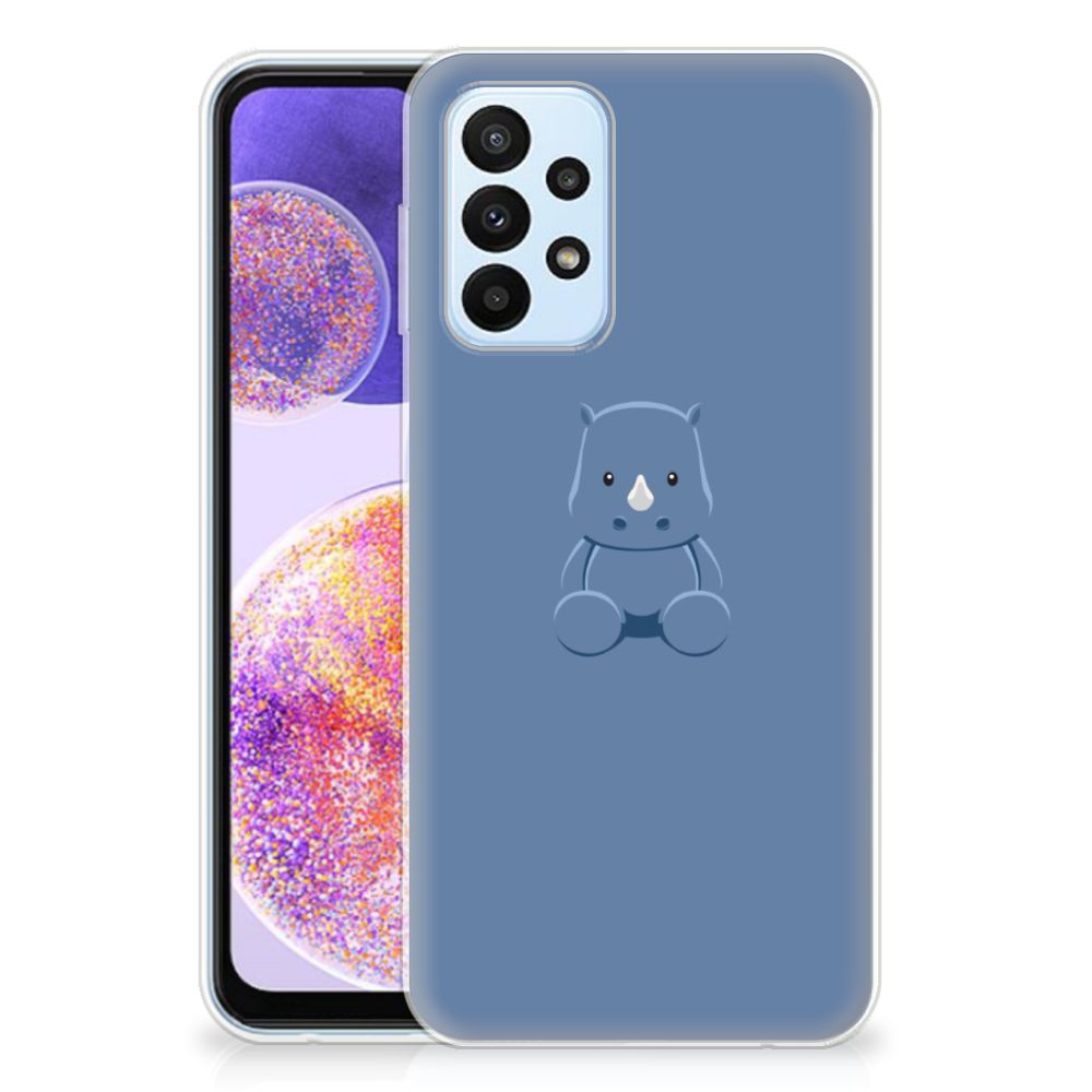 Samsung Galaxy A23 Telefoonhoesje met Naam Baby Rhino B2C Telecom