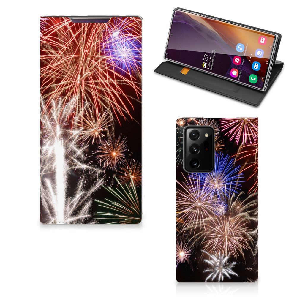 Samsung Galaxy Note 20 Ultra Hippe Standcase Vuurwerk