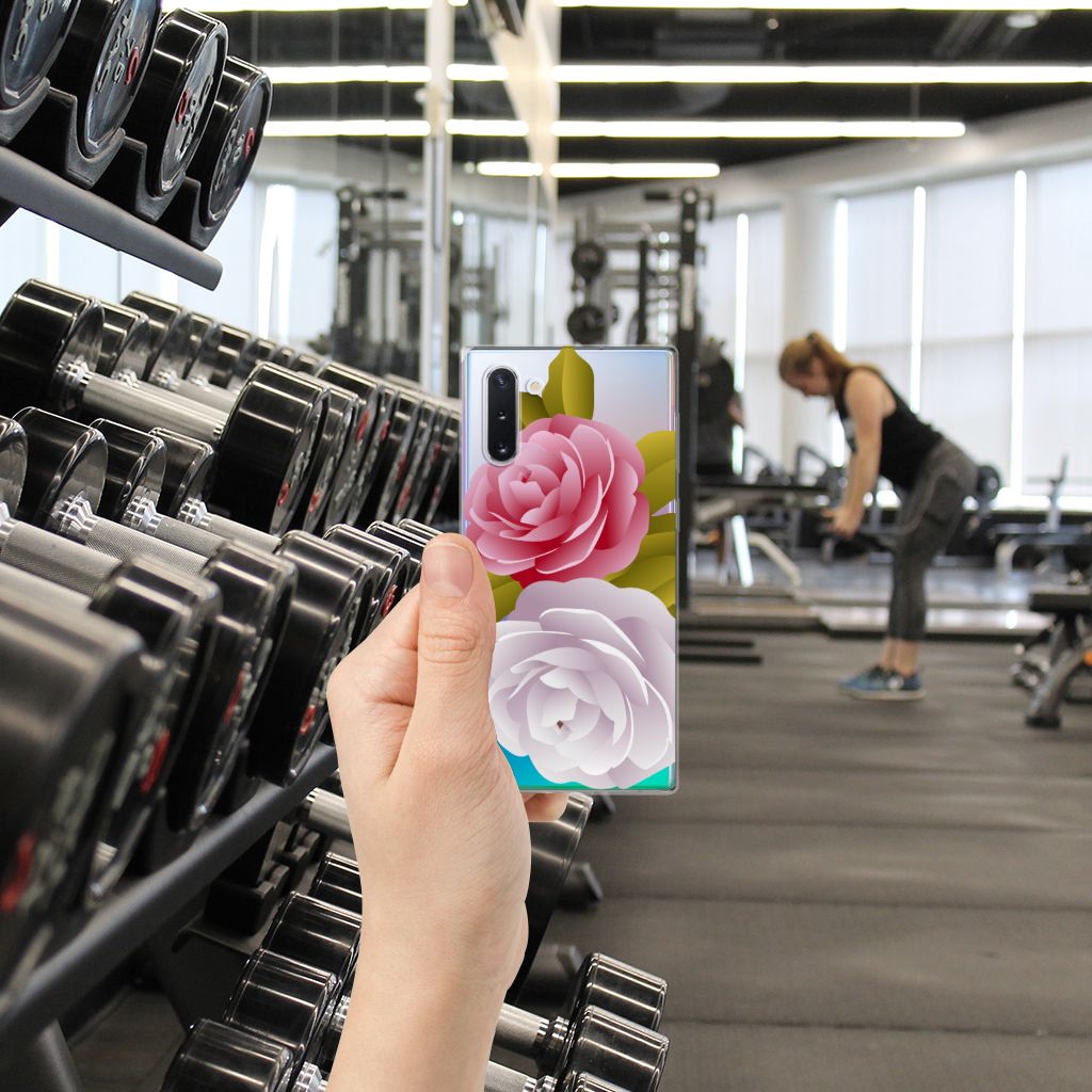 Samsung Galaxy Note 10 TPU Case Roses