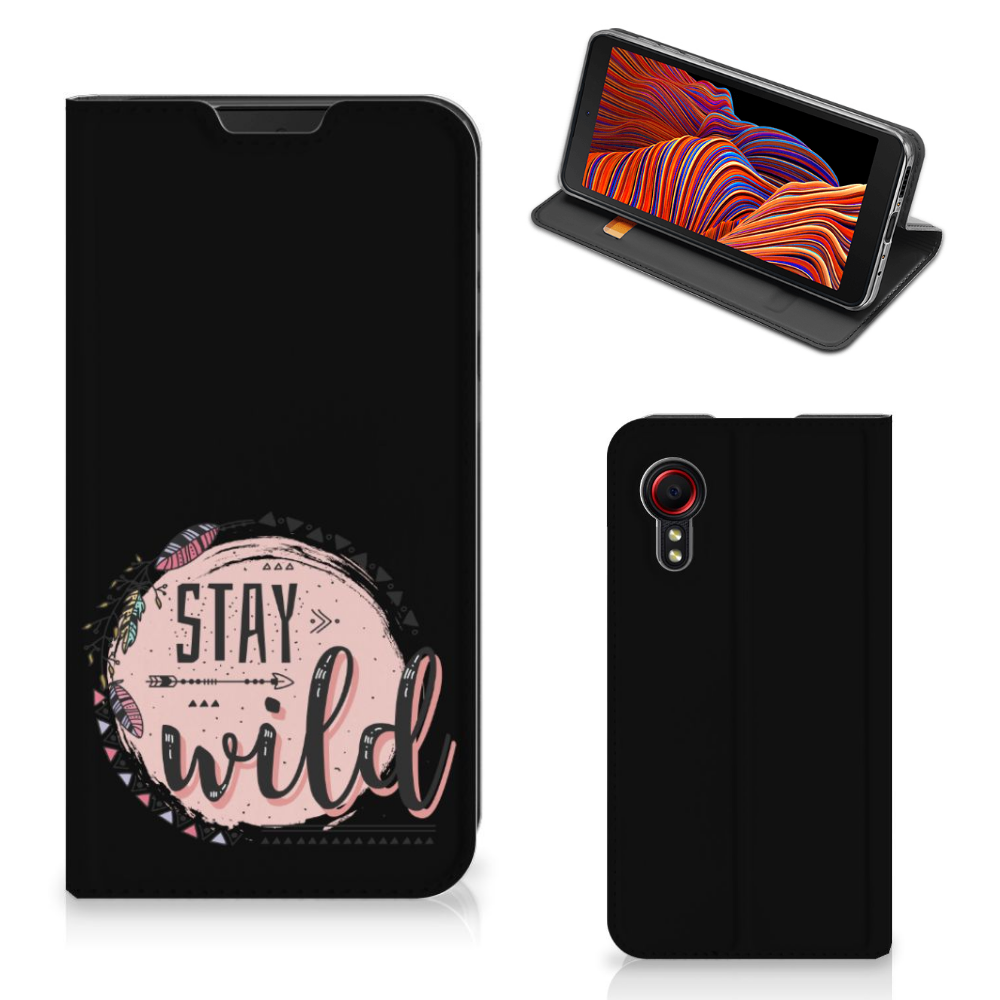 Samsung Galaxy Xcover 5 Magnet Case Boho Stay Wild - B2C Telecom