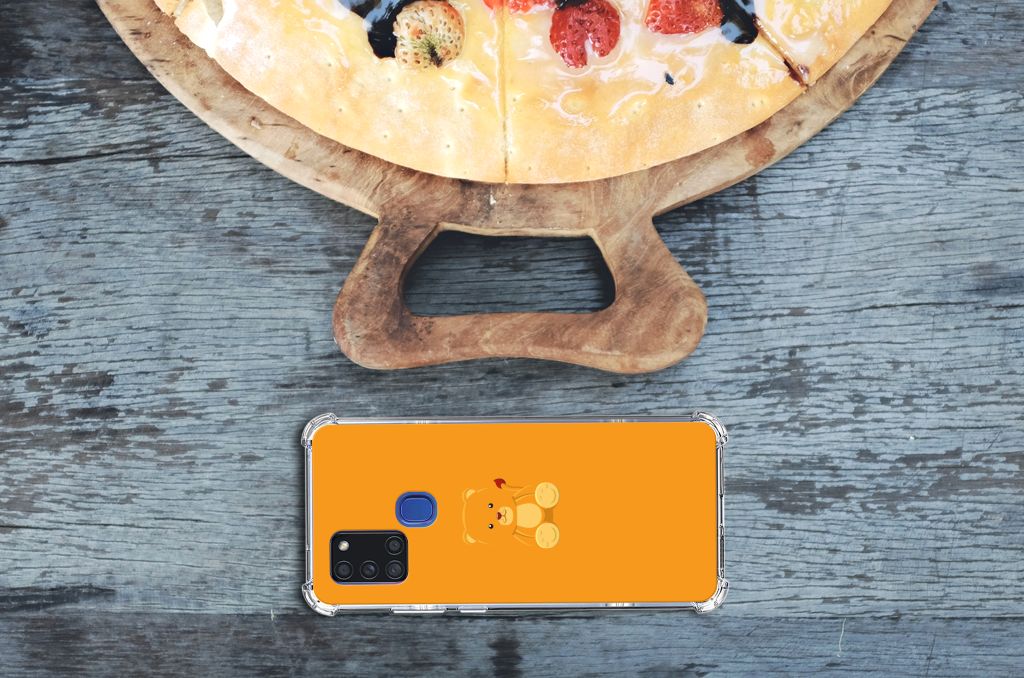 Samsung Galaxy A21s Stevig Bumper Hoesje Baby Beer B2C Telecom
