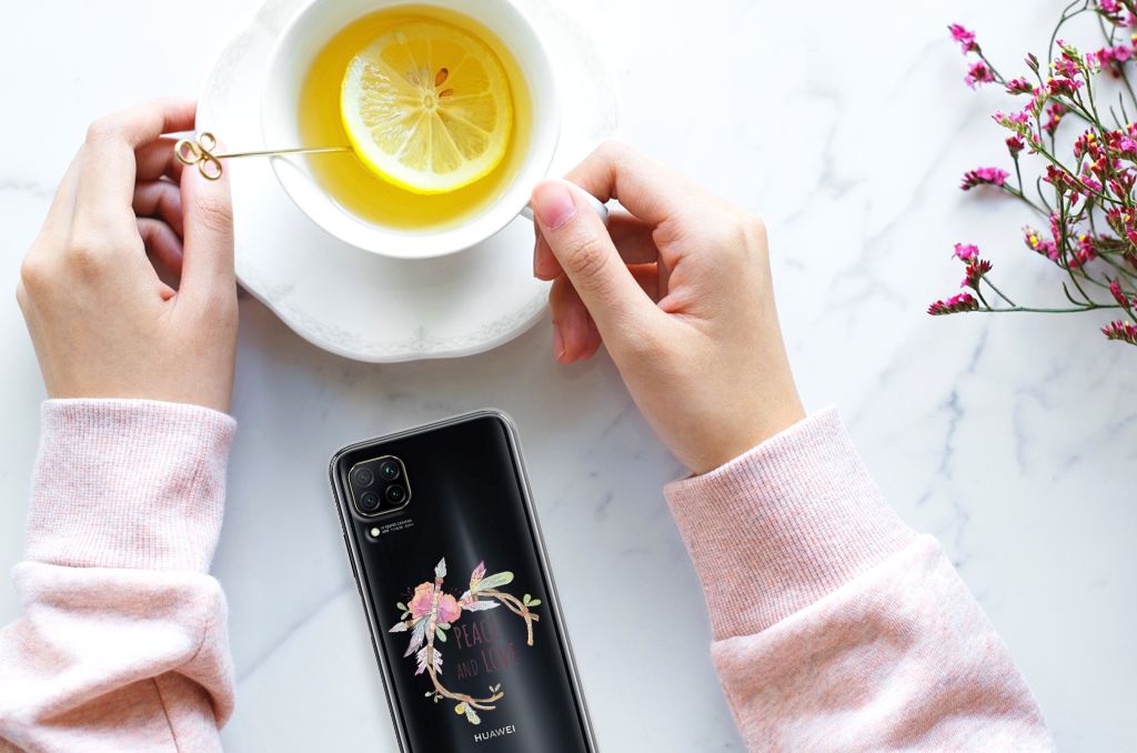 Huawei P40 Lite Telefoonhoesje met Naam Boho Text B2C Telecom