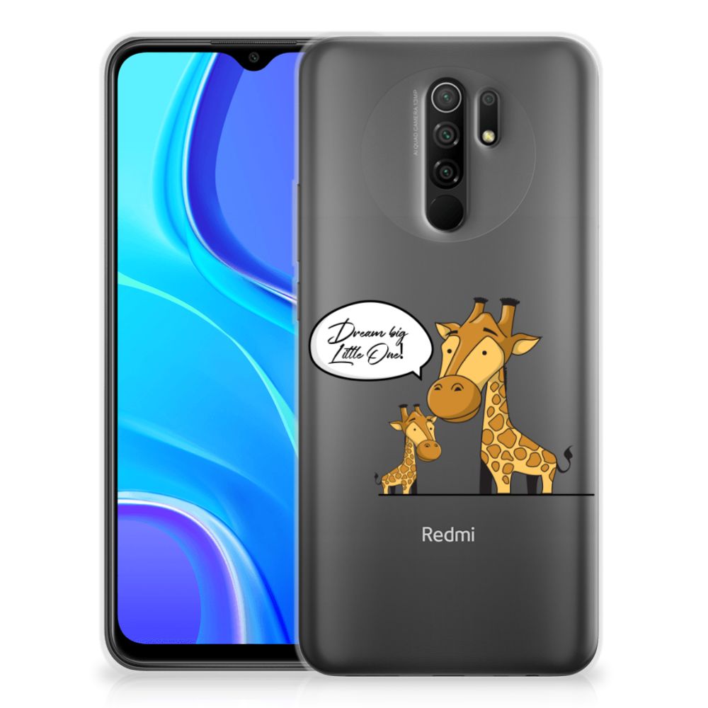 Xiaomi Redmi 9 Telefoonhoesje met Naam Giraffe B2C Telecom