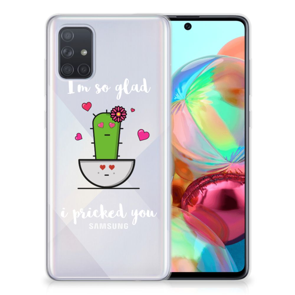 Samsung Galaxy A71 Telefoonhoesje met Naam Cactus Glad B2C Telecom