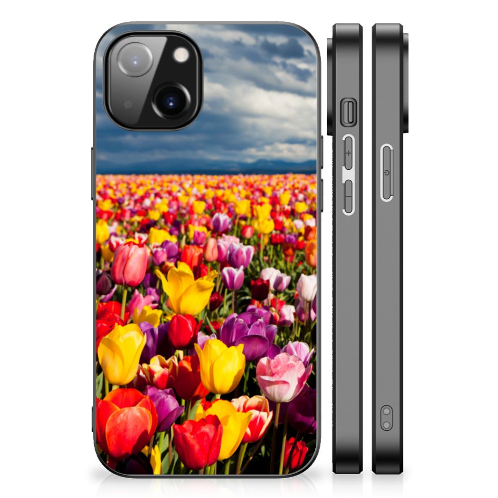 Apple iPhone 13 | iPhone 14 Bloemen Hoesje Tulpen