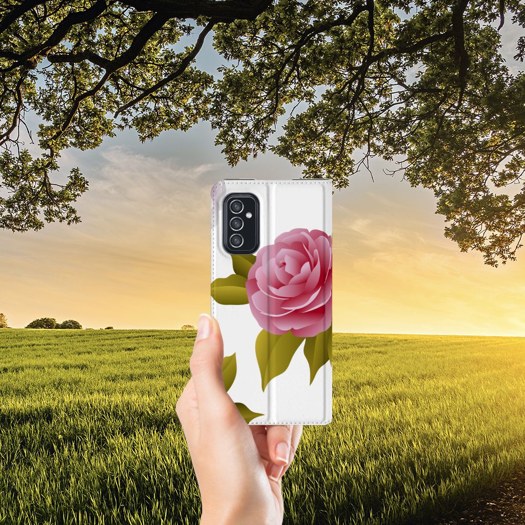 Samsung Galaxy M52 Smart Cover Roses - B2C Telecom