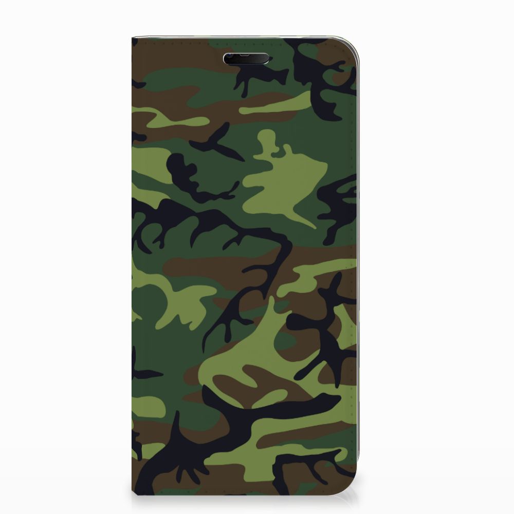 Nokia 7.1 (2018) Hoesje met Magneet Army Dark