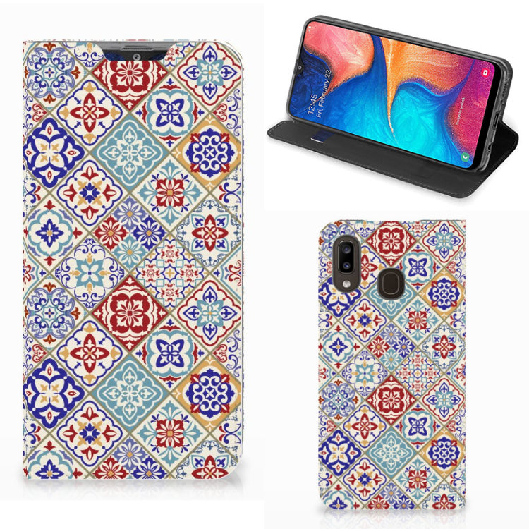 Samsung Galaxy A30 Standcase Tiles Color