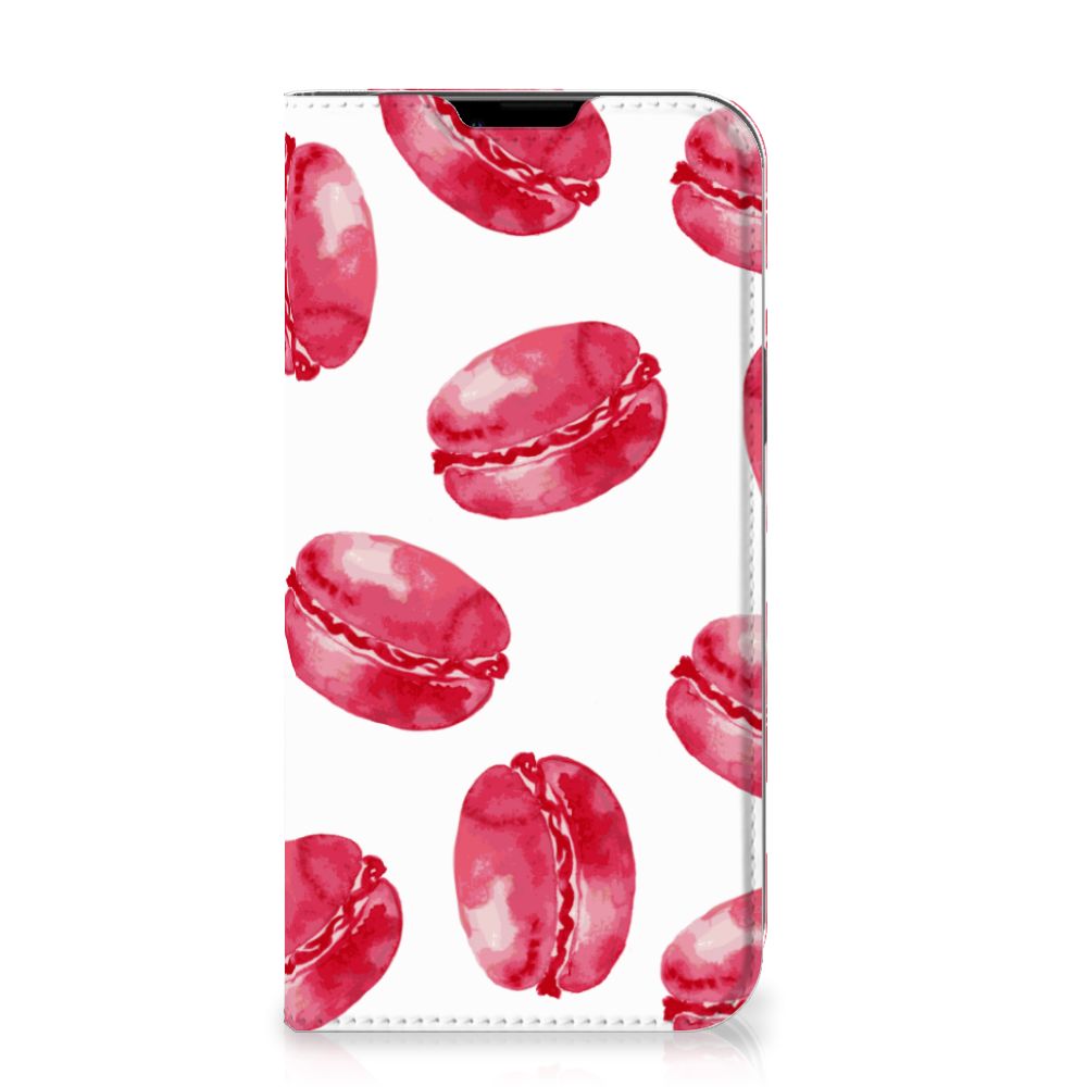 iPhone 14 Plus Flip Style Cover Pink Macarons