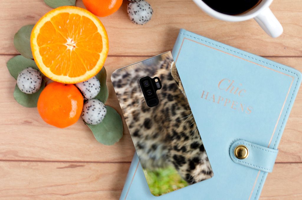 Samsung Galaxy S9 Plus Hoesje maken Baby Luipaard