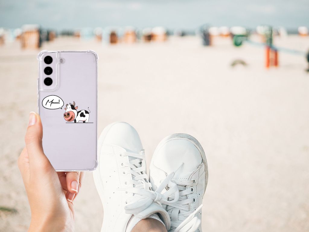 Samsung Galaxy S22 Stevig Bumper Hoesje Cow B2C Telecom
