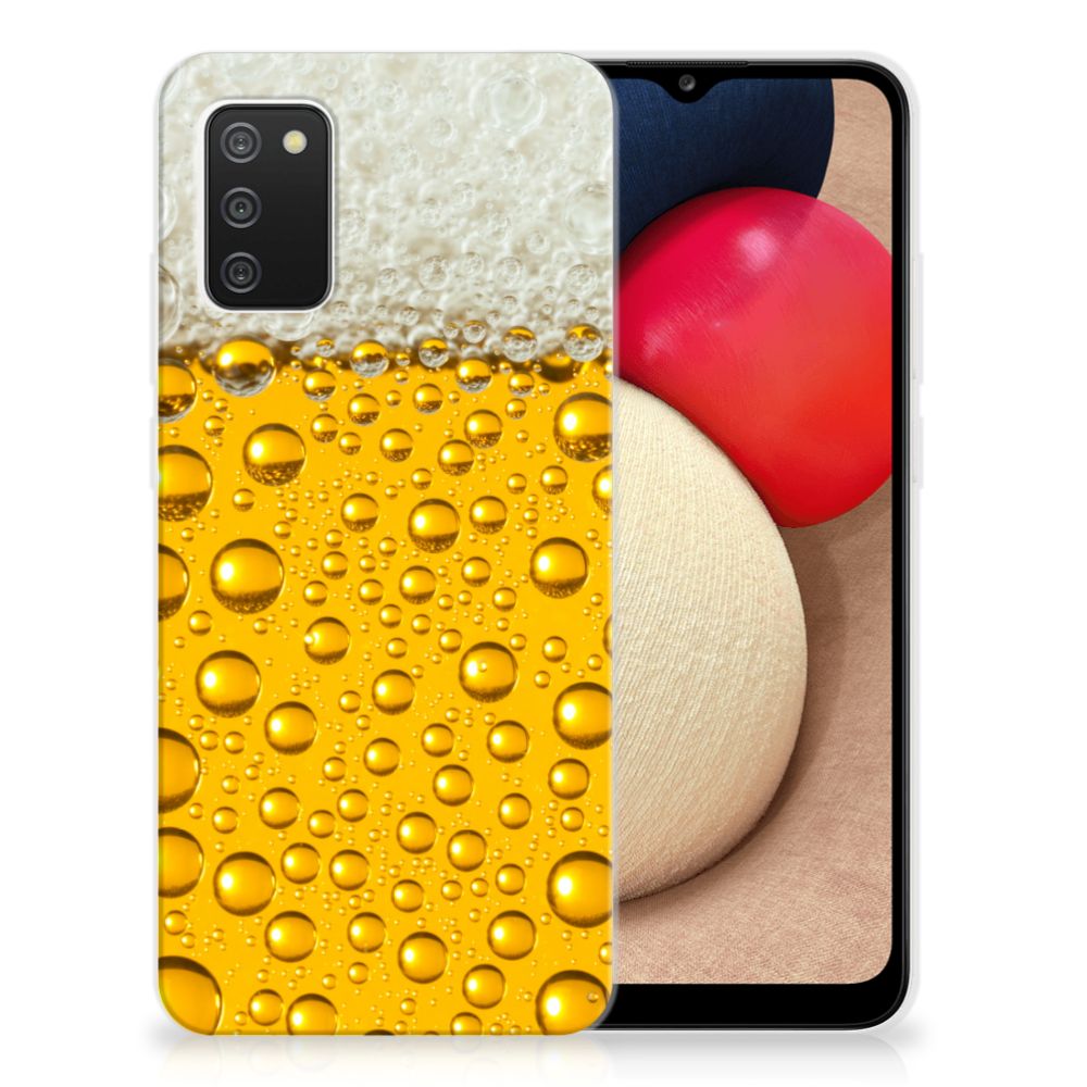 Samsung Galaxy A02s Siliconen Case Bier