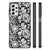 Samsung Galaxy A23 Bloemen Hoesje Black Flowers B2C Telecom