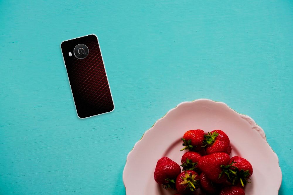 Nokia X10 | X20 TPU bumper Geruit Rood B2C Telecom