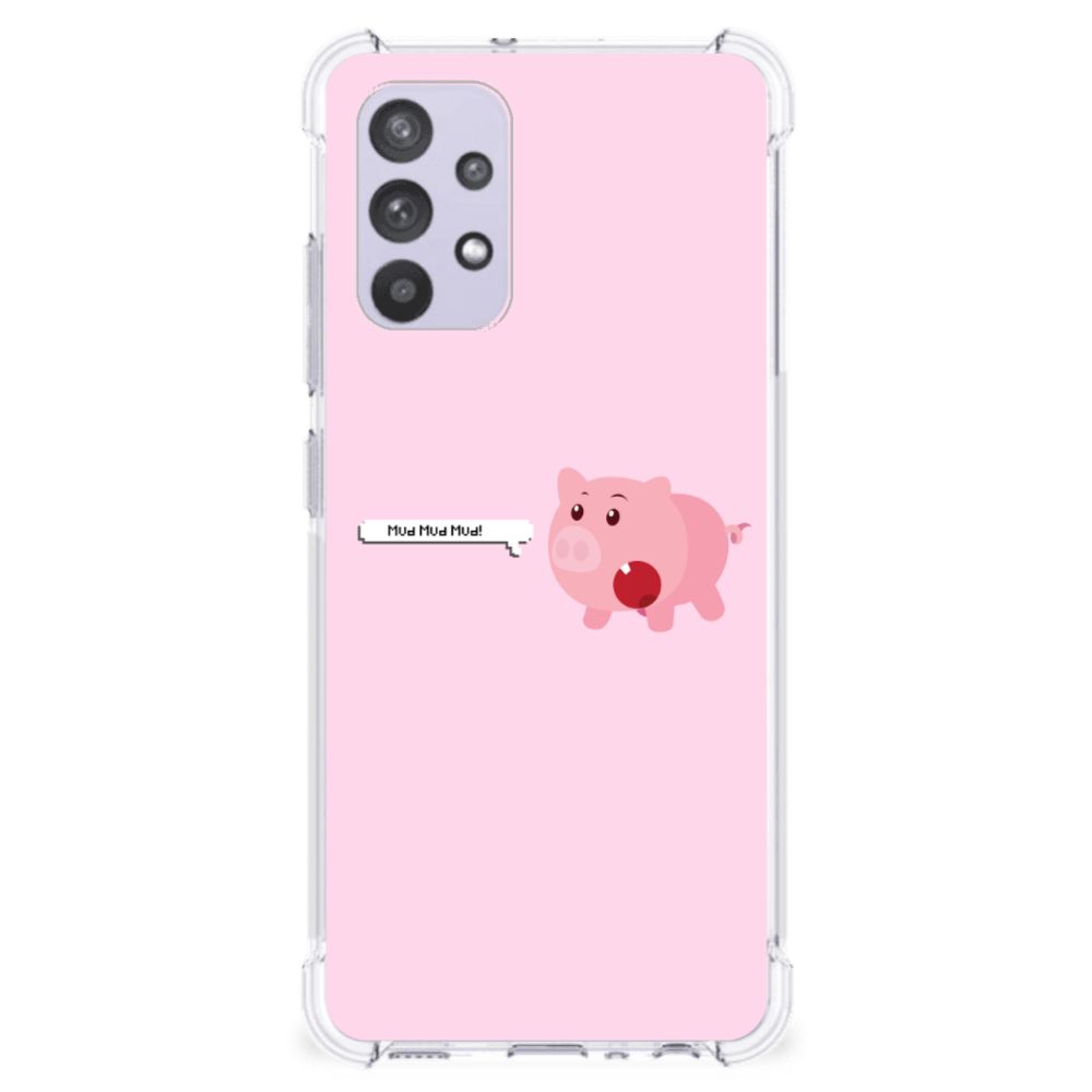 Samsung Galaxy A32 4G | A32 5G Enterprise Editie Stevig Bumper Hoesje Pig Mud B2C Telecom