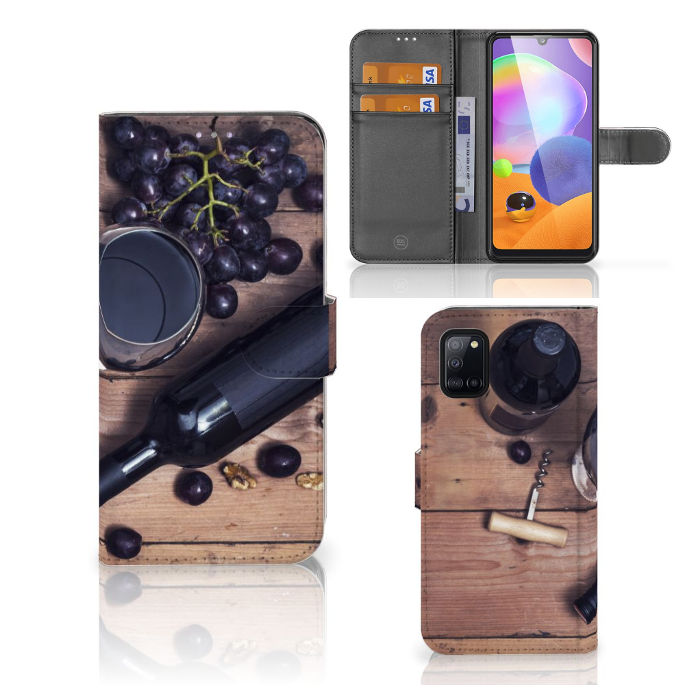 Samsung Galaxy A31 Book Cover Wijn