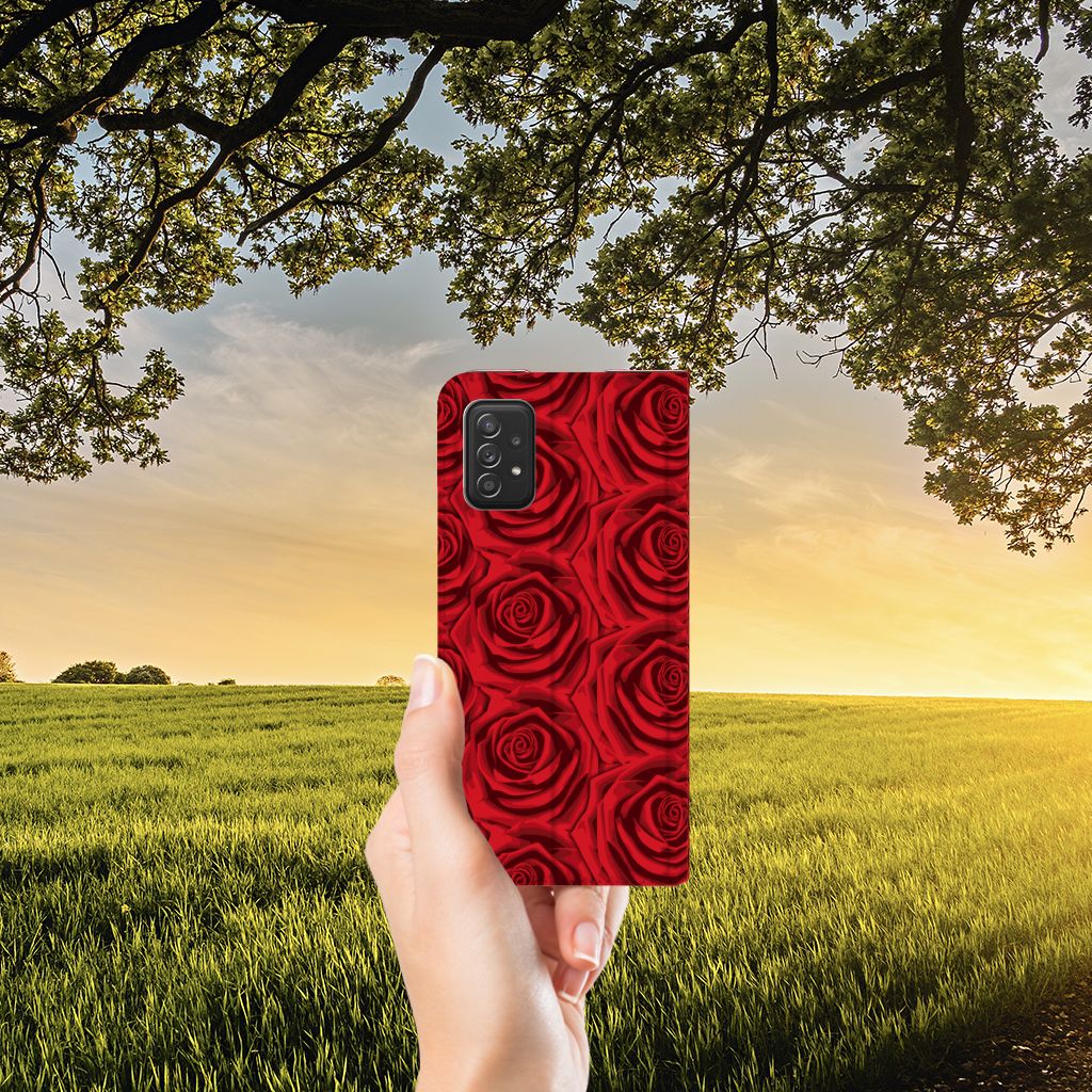 Samsung Galaxy A03s Smart Cover Red Roses - B2C Telecom