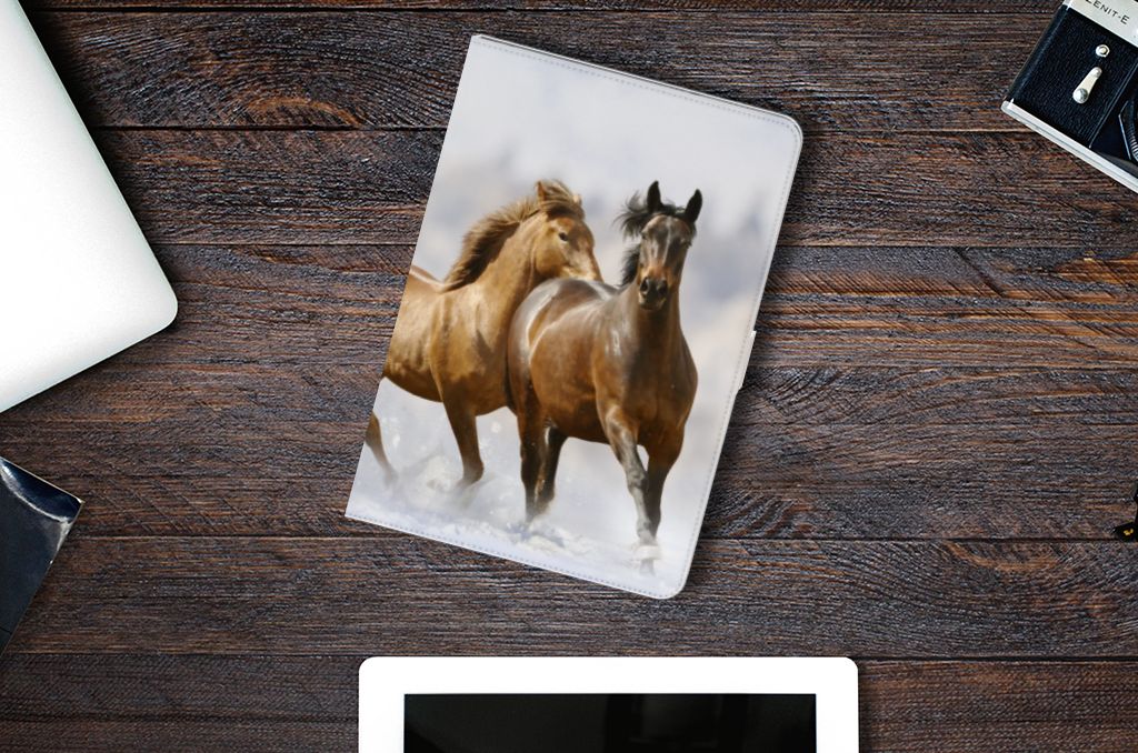 Flip Case Paarden - lifestylefoto