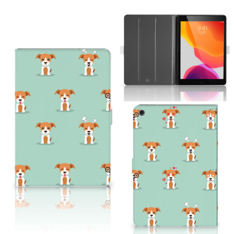 Flip Case Pups - collage met voor-, achter- en binnenkant