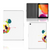 Hippe Tablet Hoes Panda Color - collage met voor-, achter- en binnenkant
