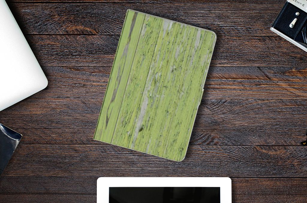 Tablet Book Cover Green Wood - lifestylefoto