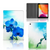 Tablet Cover Orchidee Blauw - Cadeau voor je Moeder - collage met voor-, achter- en binnenkant