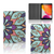 Tablet Cover Purple Flower - collage met voor-, achter- en binnenkant