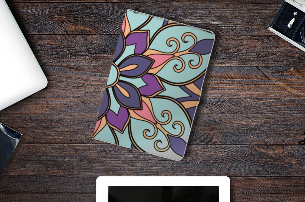 Tablet Cover Purple Flower - lifestylefoto