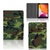 Tablet Hoes Army Dark - collage met voor-, achter- en binnenkant