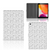 Tablet Hoes Stripes Dots - collage met voor-, achter- en binnenkant