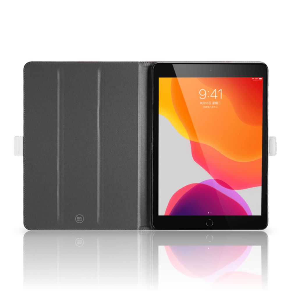 Tablet Stand Case Ananas - binnenkant met iPad