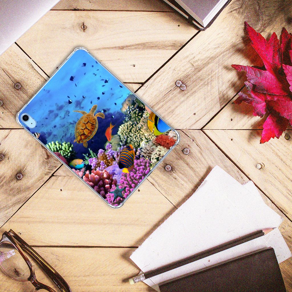iPad (2022) 10.9 Back Case Vissen