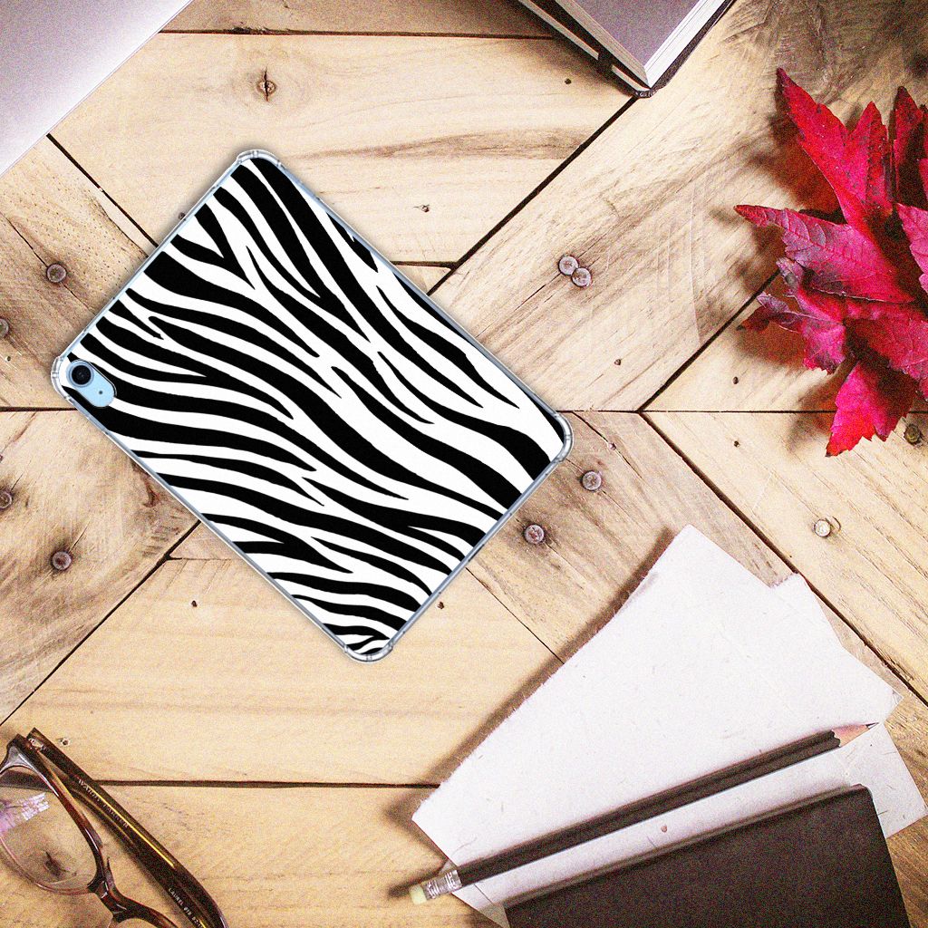 iPad (2022) 10.9 Back Case Zebra