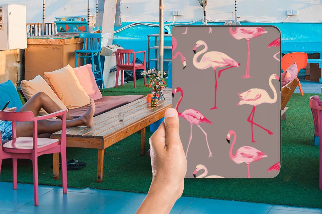 iPad (2022) 10.9 Flip Case Flamingo