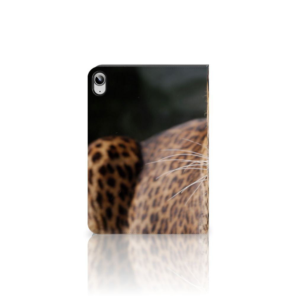 iPad (2022) 10.9 Flip Case Luipaard print voorzijde