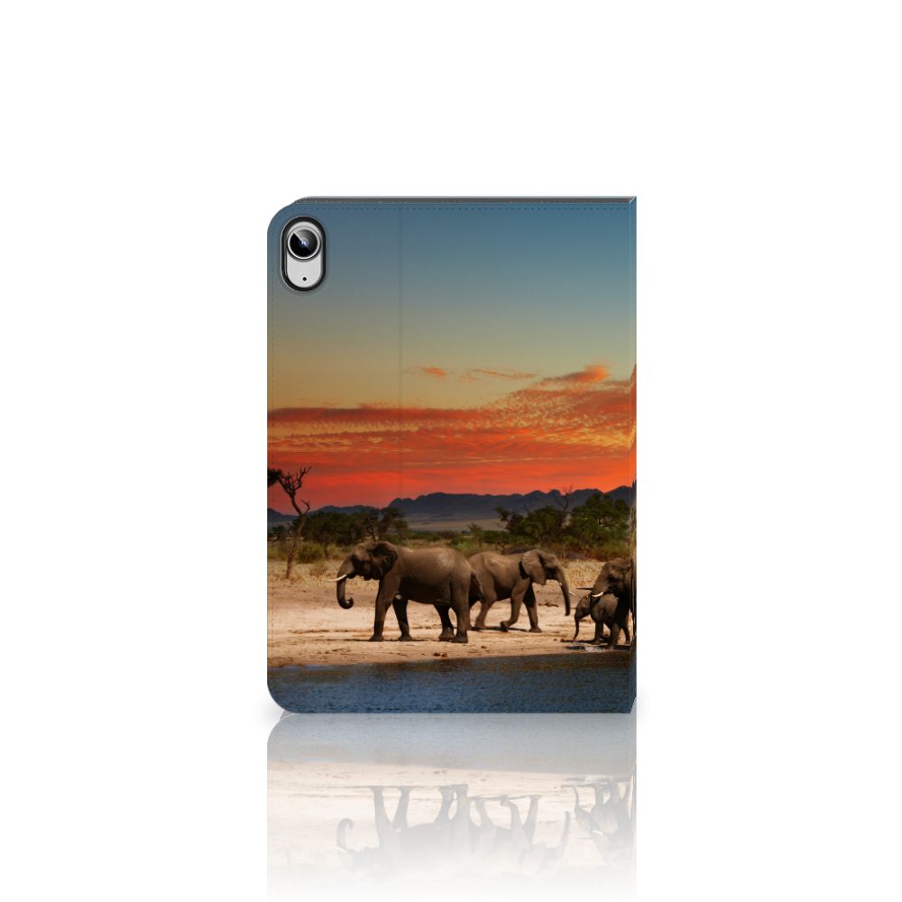 iPad (2022) 10.9 Flip Case Olifanten