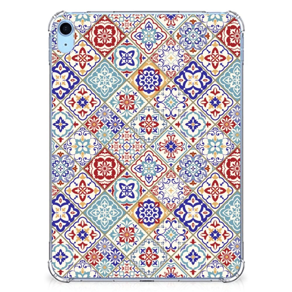 iPad (2022) 10.9 Tablet Back Cover Tiles Color