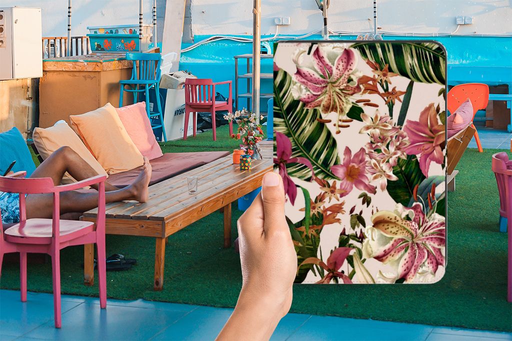 iPad (2022) 10.9 Tablet Cover Flowers