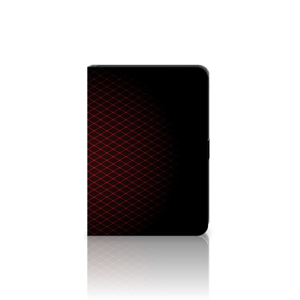 iPad (2022) 10.9 Tablet Hoes Geruit Rood