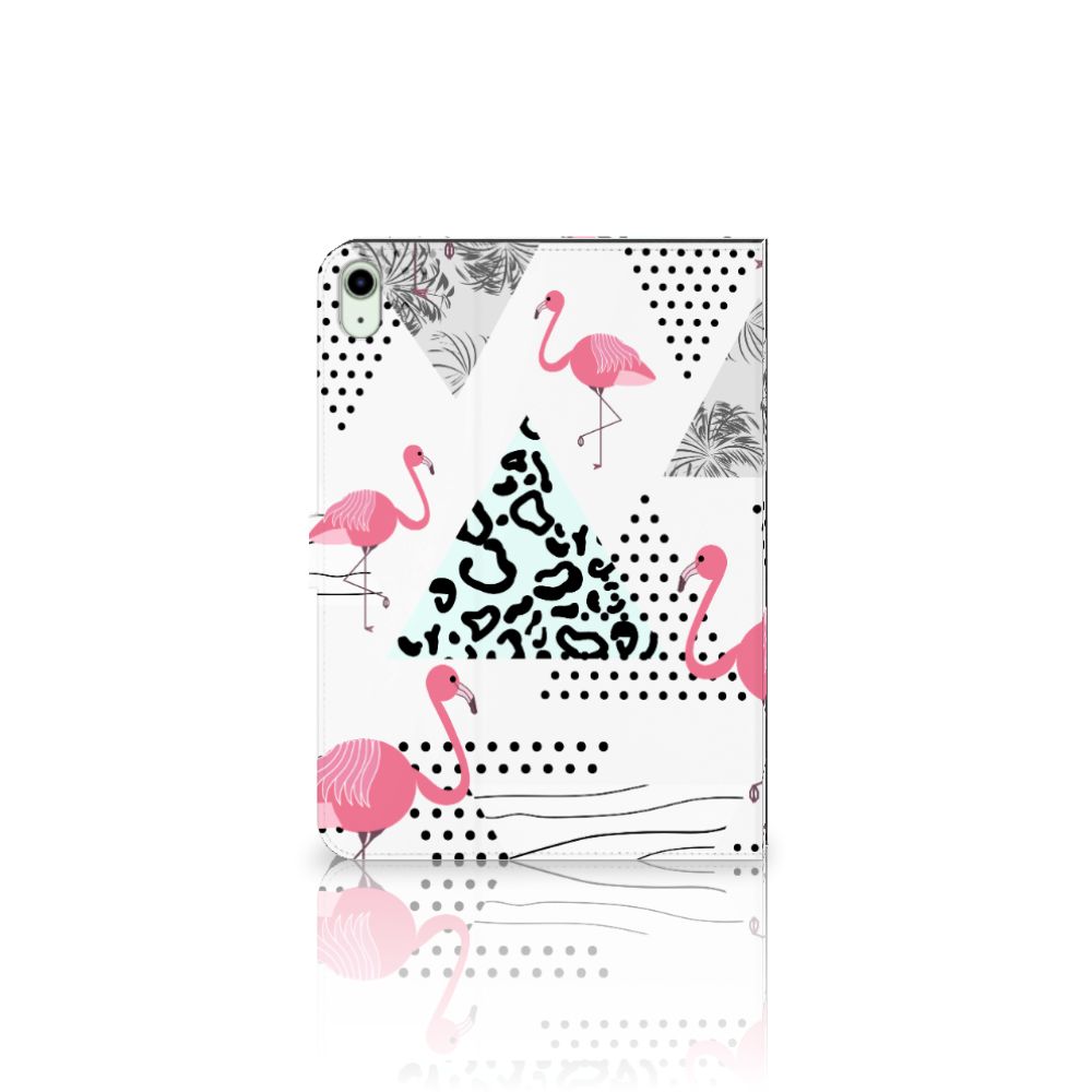 iPad Air (2020/2022) 10.9 inch Flip Case Flamingo Triangle
