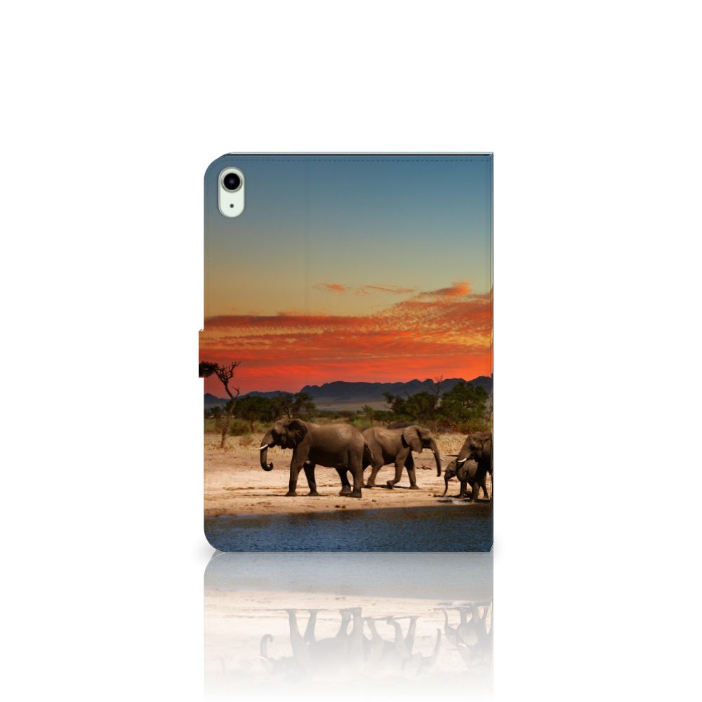 iPad Air (2020/2022) 10.9 inch Flip Case Olifanten