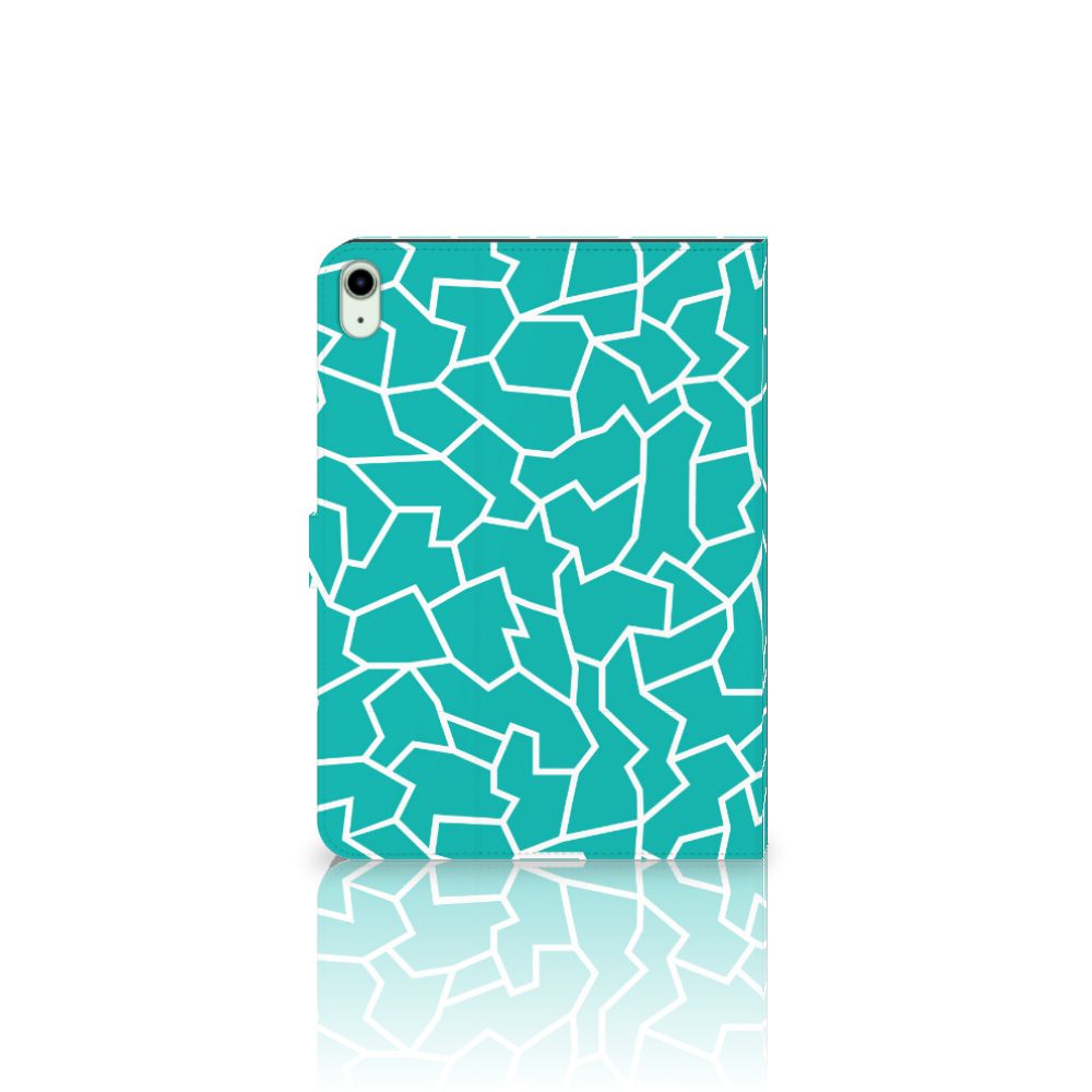 iPad Air (2020/2022) 10.9 inch Hoes Cracks Blue