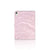 iPad Air Marble Pink hoesje met een prachtig marmeren ontwerp in lichtroze kleuren.