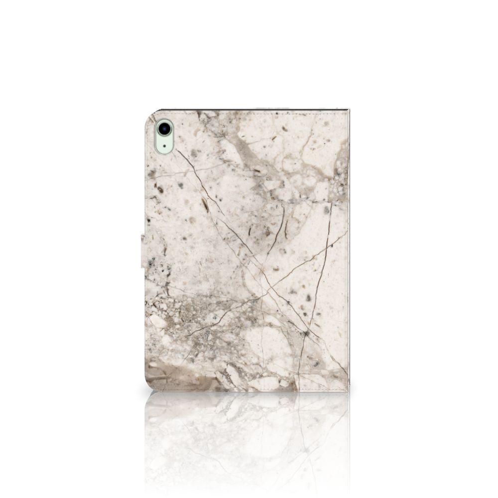 iPad Air (2020/2022) 10.9 inch Leuk Tablet hoesje Marmer Beige