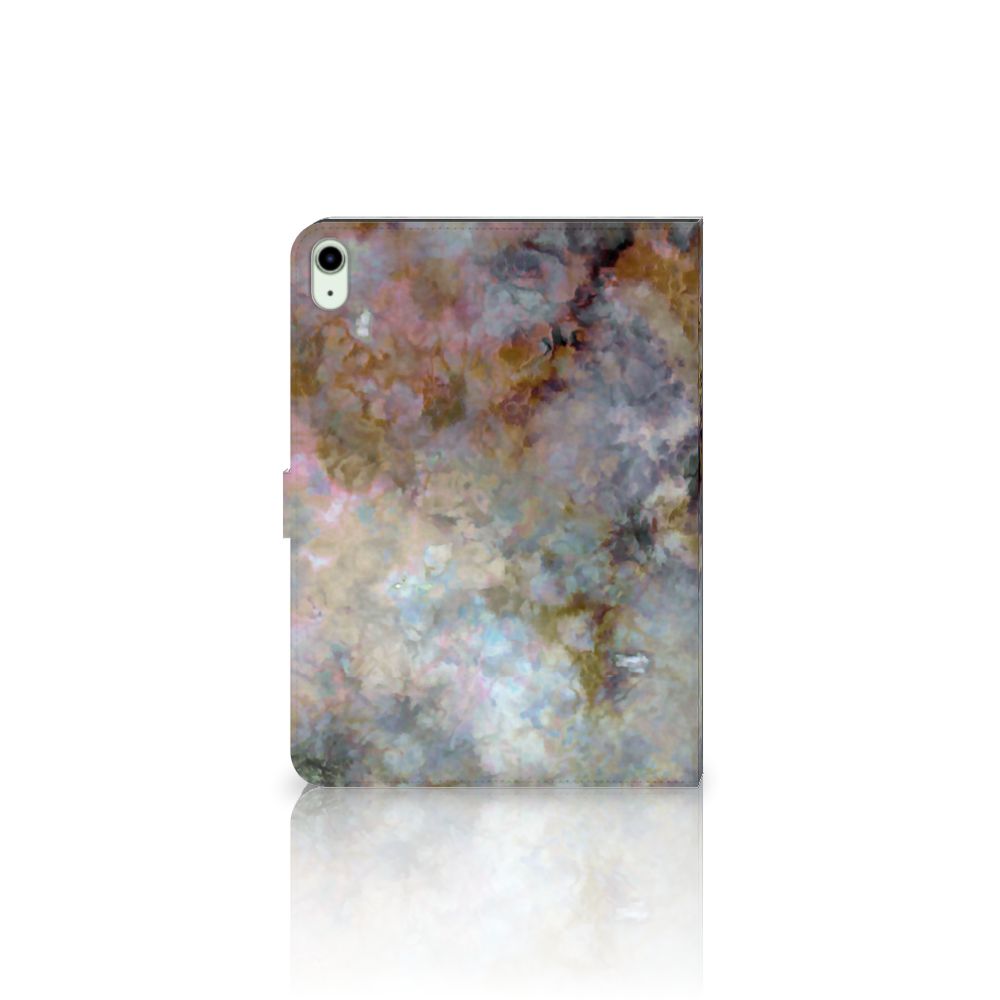 iPad Air (2020/2022) 10.9 inch Leuk Tablet hoesje Marmer Grijs
