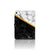 iPad Air (2020/2022) 10.9 inch Leuk Tablet hoesje Marmer Wit Zwart - Origineel Cadeau Man